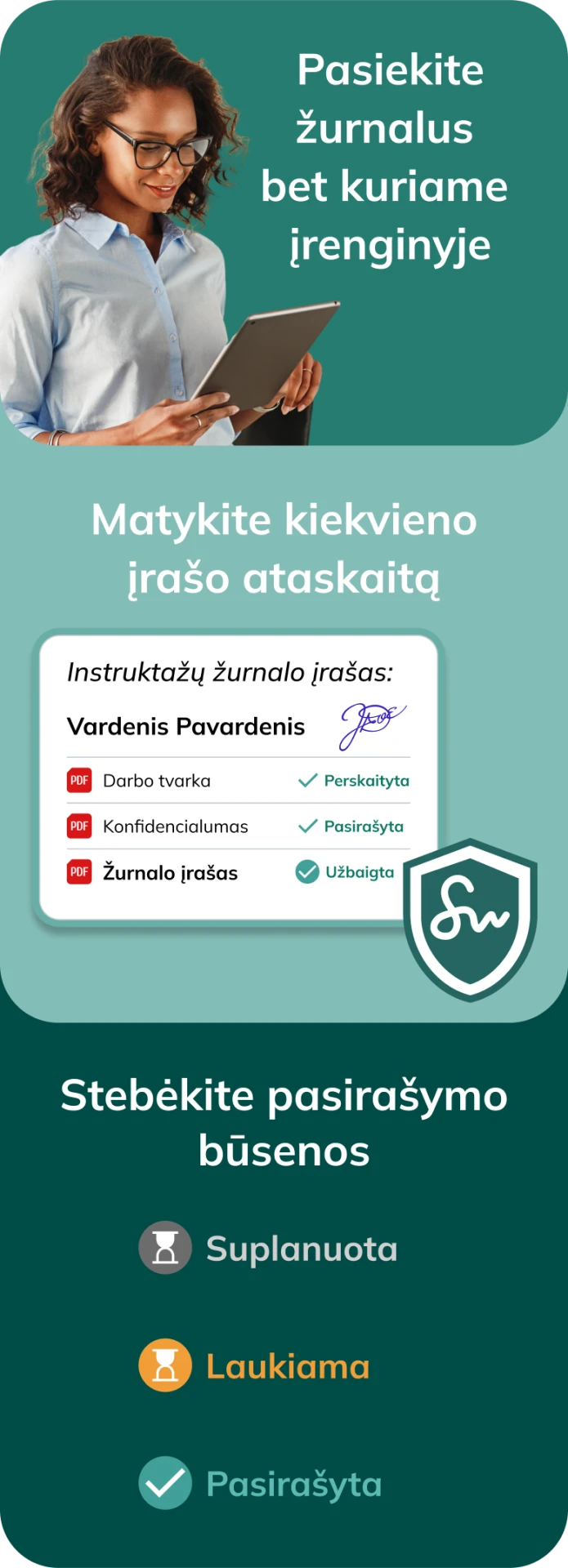 Elektroniniai žurnalai, darbų saugos žurnalai