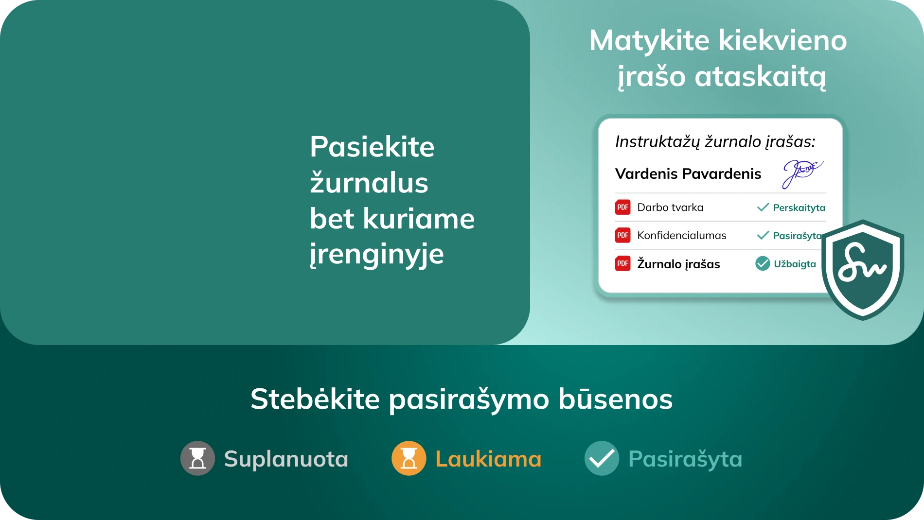 Elektroniniai žurnalai, darbų saugos žurnalai