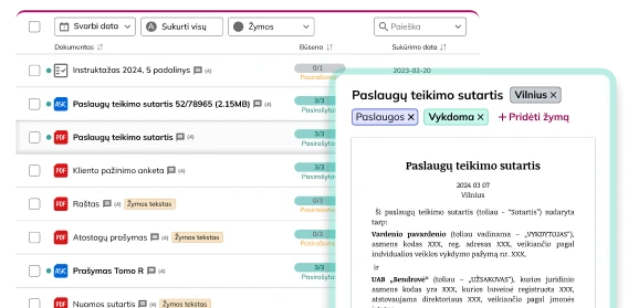 Centralizuotas dokumentų valdymas