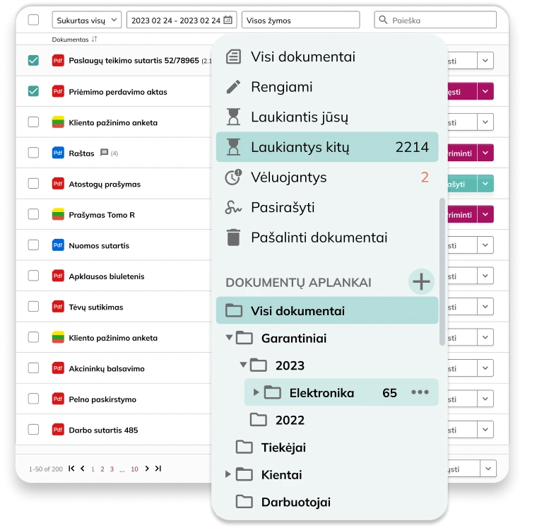 Elektroniniai dokumentai ir elektroninis parasas