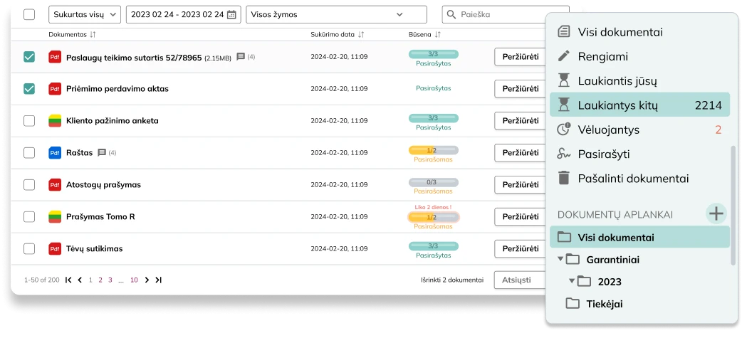 Dokumentu valdymo sistema