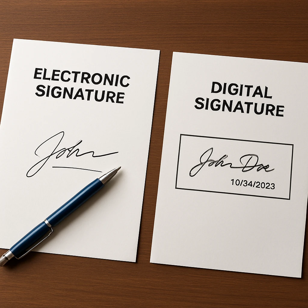 What’s the Difference Between an Electronic Signature and a Digital Signature?