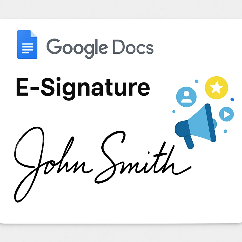 How to Sign Google Docs with an E-Signature
